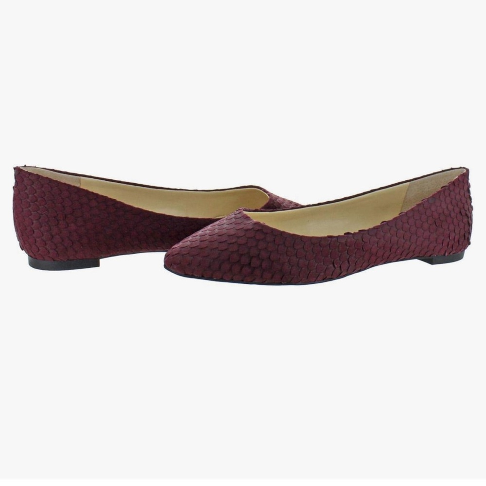 Jessica Simpson Red Flats Minimalist Everyday Style